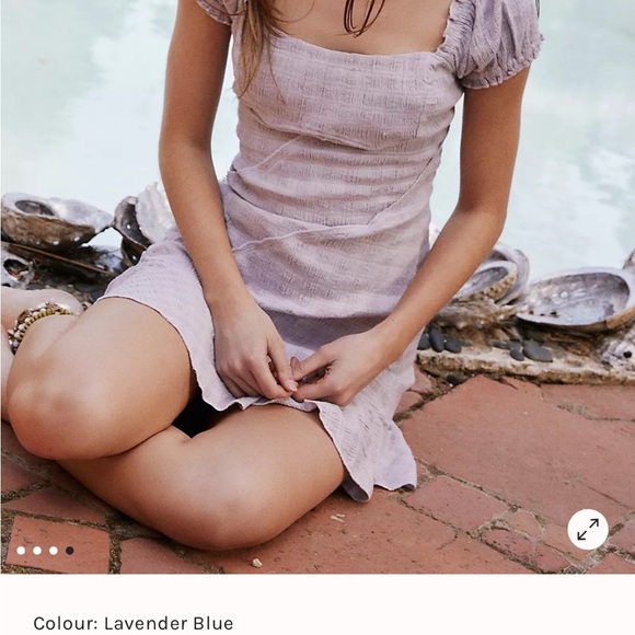 Free People Lilac Elle Flare Mini Dress - Picture 4 of 10